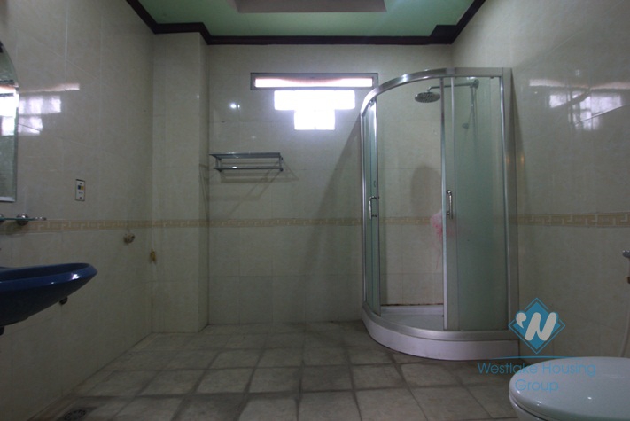 Five bedrooms house with big living space in Tay Ho for rent.